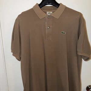 Lacoste Men's Tan Polo Shirt